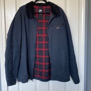 🔥VINTAGE🔥 Nike SB Navy Blue Bomber Jacket